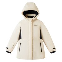 安奈儿 童装女童中长款羽绒服2024冬保暖防泼水防风滑雪运动户外