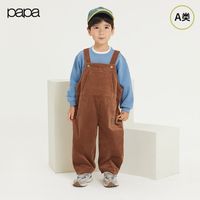 百亿补贴：爬爬 春秋季新款儿童裤子男女童背带裤外出百搭