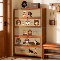 木马人 鞋柜家用门口入户收纳柜一体靠墙走廊简易鞋架子新款爆款高档多层