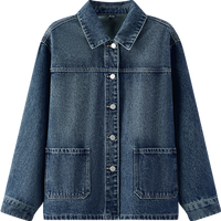 Semir/森马 复古翻领 女士牛仔外套