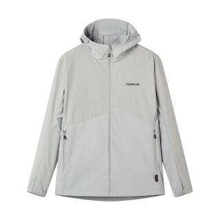  TOREAD/探路者 弹力透气 男士徒步登山外套 山影灰丨CORDURA面料 耐磨抗撕 S