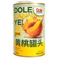 都乐 混合型黄桃罐头425g/5罐 含梨汁