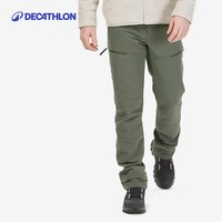 DECATHLON/迪卡侬 防风防泼水 男士户外加绒保暖徒步登山裤 40