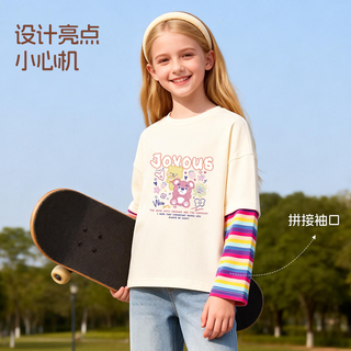  Baleno/班尼路 假两件设计 女童长袖T恤
