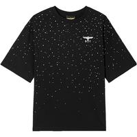 BOY LONDON 渐变烫钻印花 男女同款短袖T恤