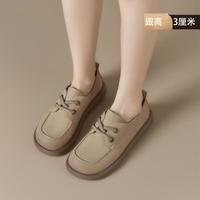卓诗尼 女士复古牛津鞋 2024年春季时尚百搭