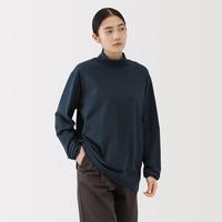 無印良品 MUJI 无印良品 男式 起毛 半高领 长袖T恤