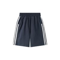 马骑顿 儿童针织短裤 藏青4 120