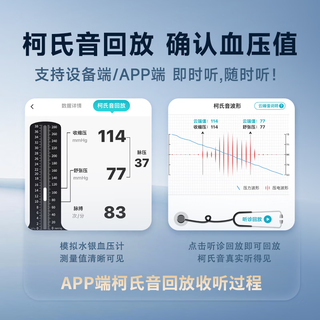 汉王（Hanvon）柯氏音法电子血压计血压测量仪家用医用高精准KSY3100B