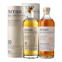 Arran/艾伦 威士忌套装 四分之一桶700ml+10年700ml 单一麦芽 56.2%vol 瓶装