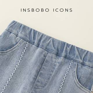  insbobo 直筒裤 儿童牛仔裤