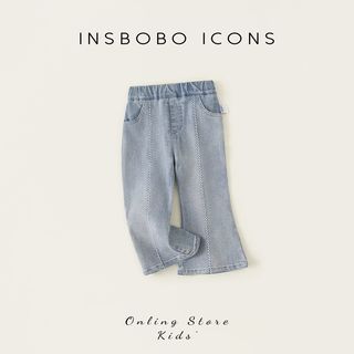  insbobo 直筒裤 儿童牛仔裤