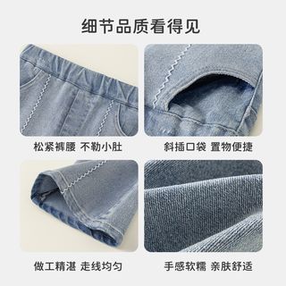 insbobo 直筒裤 儿童牛仔裤