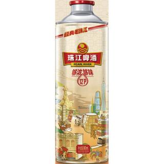 宅家食光：珠江啤酒 12°P 珠江啤酒 980mL 1罐