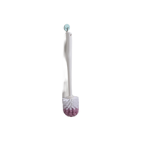 CHAHUA/茶花 无死角 马桶刷 替换刷头 紫白色无底座