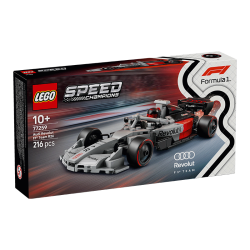 乐高 奥迪F1车队R26模型跑车 积木拼插玩具