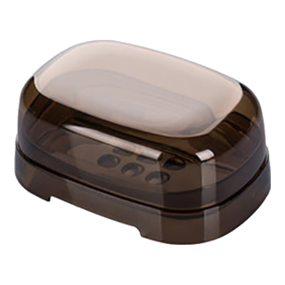 茶花 沥水 肥皂盒 有盖款