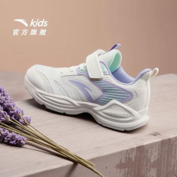 安踏 儿童春夏网面跑步鞋