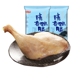 桂花鸭 金陵滋味清香卤味鸭腿150g*2 两袋装 江苏门店同款美食