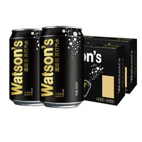 88VIP：屈臣氏 原味苏打水迷你罐200ml*12罐*2箱碳酸饮料气泡水0糖0卡无糖