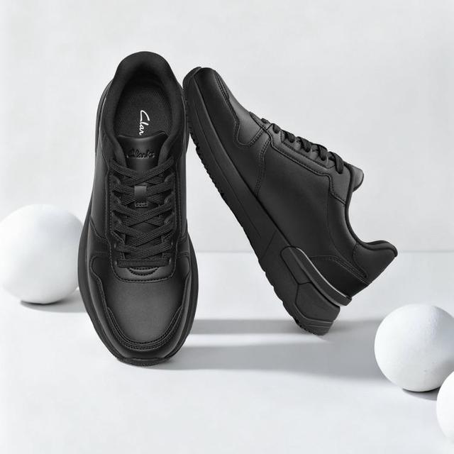 Clarks 埃尔威克 【缓震中底】复古跑鞋运动休闲鞋厚底男鞋