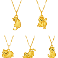  ZHOU LIU FU/周六福 5D硬金 女士黄金吊坠