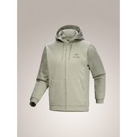  ARC'TERYX/始祖鸟 全拉链连帽 男士保暖外套 岩灰绿Habitat
