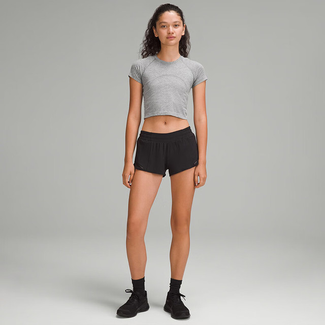 lululemon 丨Swiftly Tech 女士运动短款T恤2.0 LW3GZHS
