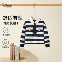 Disney/迪士尼 假两件设计 儿童长袖T恤