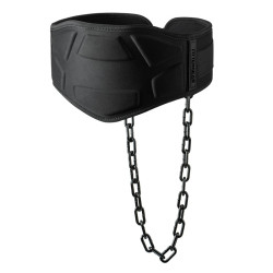 FITTER GEAR 执炼引体向上深蹲负重腰带腰部训练铁链健身房杠铃片加重 黑色