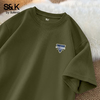 班尼路 美式重磅面料抗皱修身短袖T恤（多款任选男女同款）