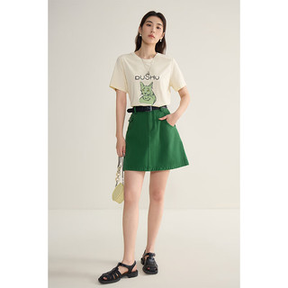  DUSHU/独束 高腰遮胯 女士半身裙 3XL (尺码：5)