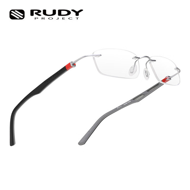 Rudy Project 近视眼镜框架眼镜有度数配镜定制光学镜金属无框DNA 枪色/黑/灰（C型）