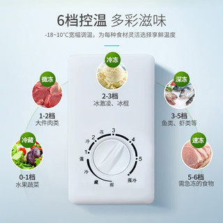  AUX/奥克斯 减霜80% 家用冰柜 铜管/138升级/可囤80斤肉/减霜80% 38L