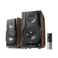 漫步者 S3000MKII 无线HIFI有源音箱 蓝牙 木质 电脑桌面 木纹色