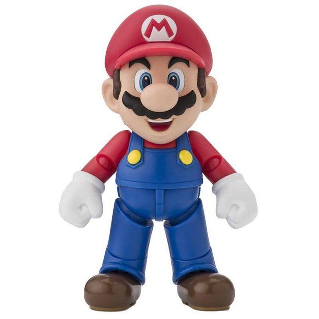 万代 SHF 69303 超级玛丽 马里奥兄弟 可动人偶
