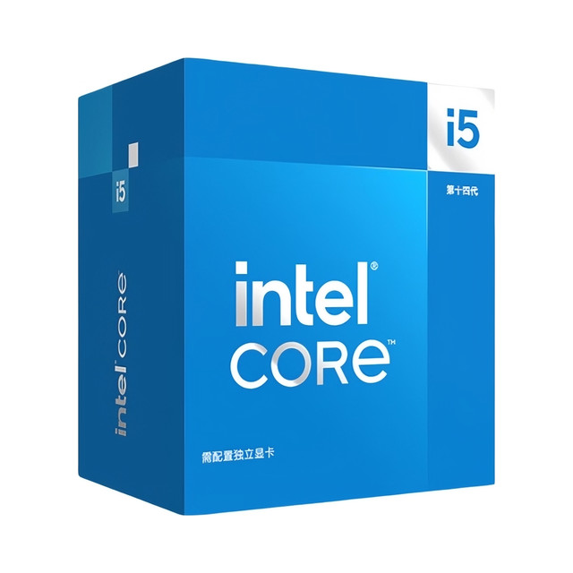 英特尔 i5-14400F CPU处理器 酷睿 10核16线程 睿频4.7Ghz 盒装