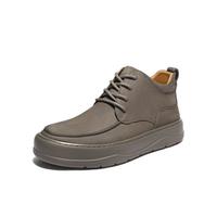  BeLLE/百丽 厚底增高 男士高帮休闲工装板鞋