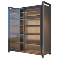  摩霄 多功能 餐边柜 门 置物架