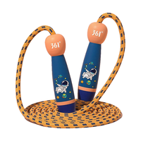  361° 不打结 木质跳绳