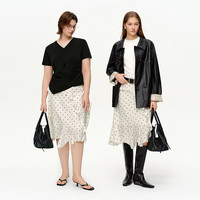  DUSHU/独束 不规则荷叶边 女士半裙