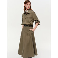  DUSHU/独束 工装风假两件 女士连衣裙