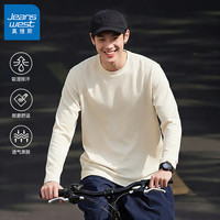  JEANSWEST/真维斯 耐磨透气 男士长袖T恤