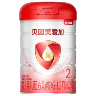  BEINGMATE/贝因美 含乳铁蛋白 婴幼儿奶粉 【加量升级】爱加2段 900g
