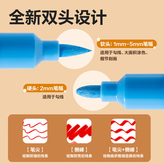  deli/得力 防水 儿童丙烯马克笔
