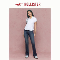  HOLLISTER/霍利斯特 复古Y2K水洗弹力高腰微喇 女士牛仔裤