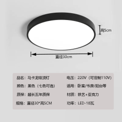 千帐灯 圆形LED吸顶灯 30cm-24W 白光
