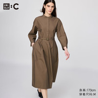 UNIQLO/优衣库 灯笼袖 女士连衣裙