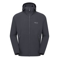 移动端：Rab Borealis男士户外夹克防风保暖徒步登山软壳衣 QWS-76 浅锌色LZN L