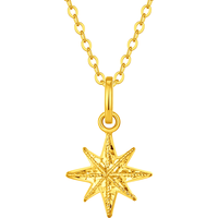  CHOW TAI FOOK/周大福 爆闪 黄金吊坠